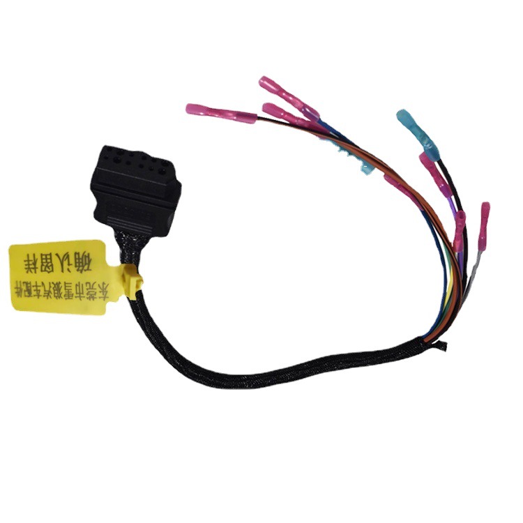 The manufacturer supplies 9pin snowplow harness processing customized 9-hole 9-position snowplow connecting wire group